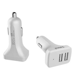Sannai SR-01 Car Charger | Dual USB Fast Charging Adapter